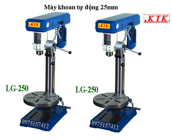 Máy khoan bàn tự động KTK LG-250, khoan bàn 25mm
